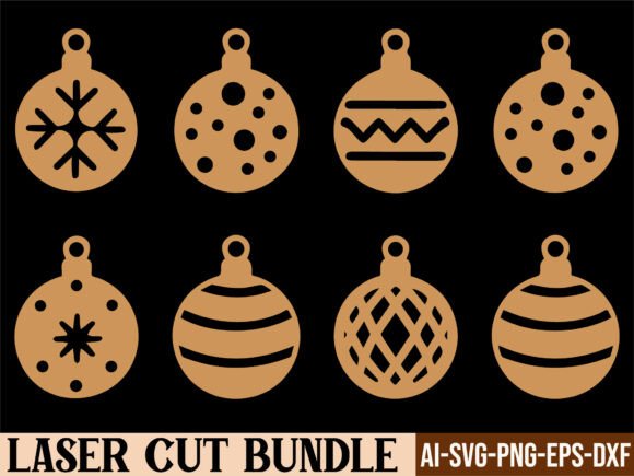 Christmas Bauble Laser Cut Bundle: A Festive Embroidery Design