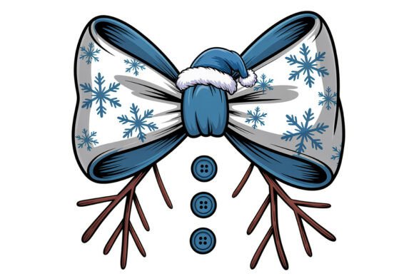 Christmas Bow Santa Png: Festive Graphics for Handmade Creations