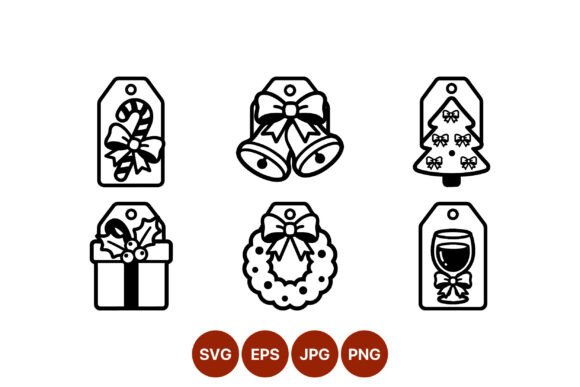 Christmas Gift Tags Vector Icons: A Graphics Must-Have