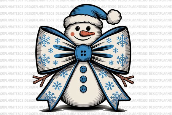 Christmas Snowman PNG: A Festive Graphic for Local Brands