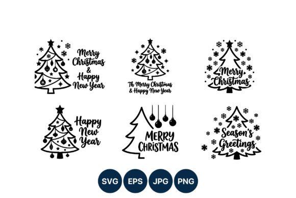 Christmas Tree Merry Christmas Happy New
