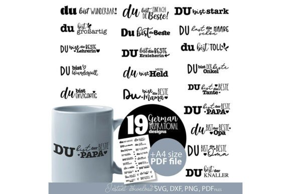 German Christmas Candle Words SVG PNG for Graphic Templates