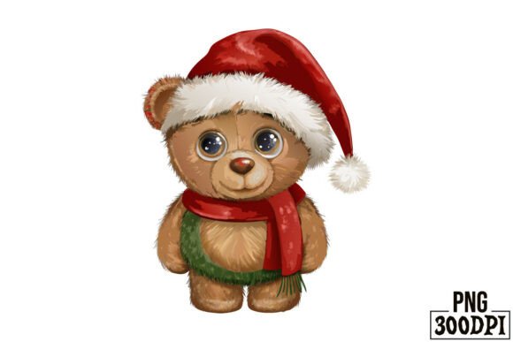 Review of Cute Bear with Christmas Clipart 2