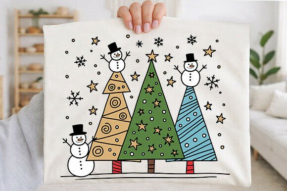 Review: Snowman Christmas Tree PNG for Handmade Graphics