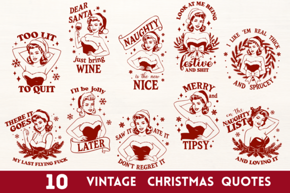 Snarky Christmas SVG Bundle: A Festive Graphics Must-Have for Crafts